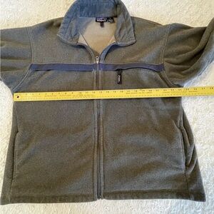 Men’s XL Patagonia gray full zip fleece